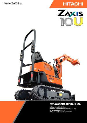 Mini Excavators Hitachi ZX10U-2