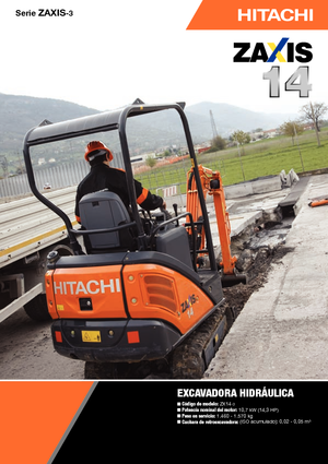 Mini Excavators Hitachi ZX 14-3