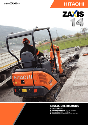 Mini Excavators Hitachi ZX 14-3