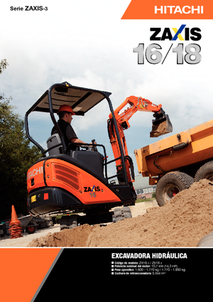 Mini ekskavatörler Hitachi ZX 18-3