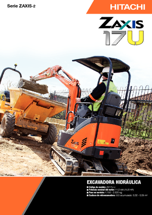Mini Excavators Hitachi ZX 17 U-2
