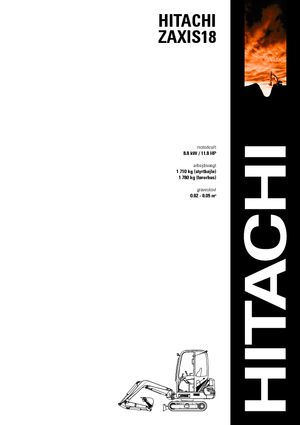 Mini Excavators Hitachi ZX 18