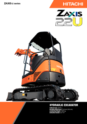 Mini ekskavatörler Hitachi ZX 22 U-2