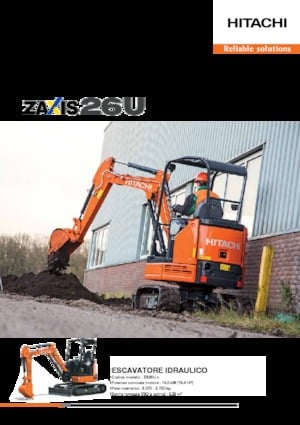 Mini Excavators Hitachi ZX26U-5