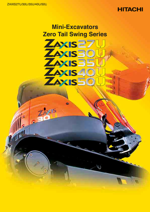 Mini ekskavatörler Hitachi ZX 27 U-2