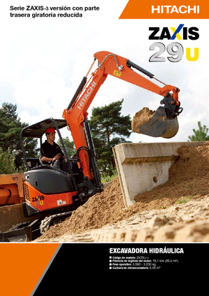 Mini Excavators Hitachi ZX 29 U 3