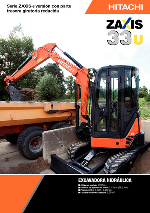 Mini Excavators Hitachi ZX 33 U 3