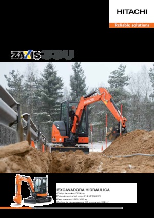 Mini Excavators Hitachi ZX33U-5A