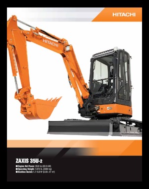 Mini Excavators Hitachi ZX 35
