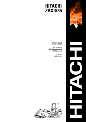 Mini ekskavatörler Hitachi ZX 35 U-2