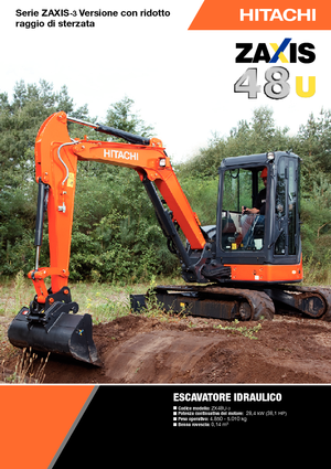 Mini Excavators Hitachi ZX 48 U 3