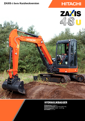 Mini Excavators Hitachi ZX 48 U 3
