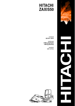 Mini ekskavatörler Hitachi ZX 50