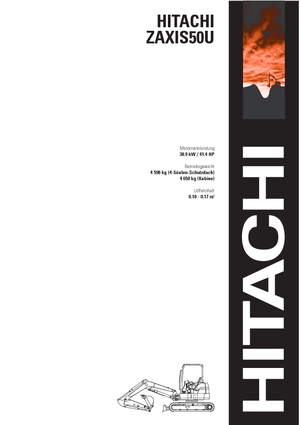 Mini Excavators Hitachi ZX 50 U