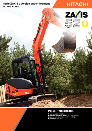 Mini Excavators Hitachi ZX 52 U 3