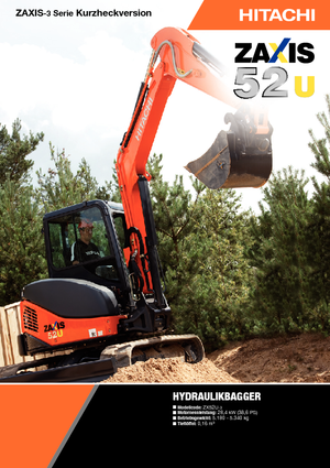 Mini Excavators Hitachi ZX 52 U 3