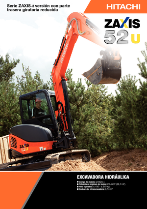 Mini Excavators Hitachi ZX 52 U 3