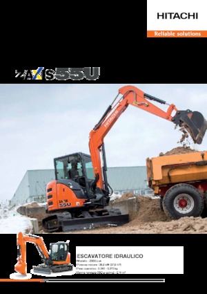 Mini Excavators Hitachi ZX55U-5A