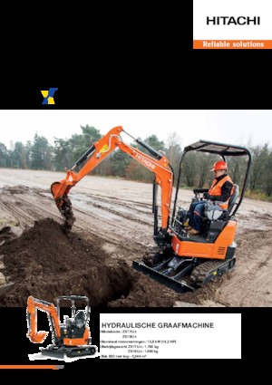 Mini Excavators Hitachi ZX19U-5