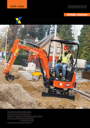 Mini ekskavatörler Hitachi ZX17U-6