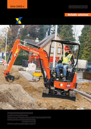 Mini ekskavatörler Hitachi ZX17U-6