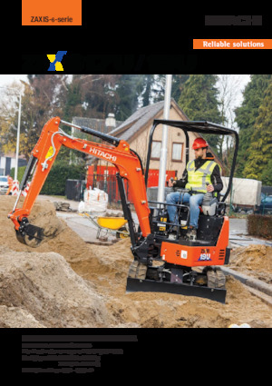 Mini ekskavatörler Hitachi ZX17U-6