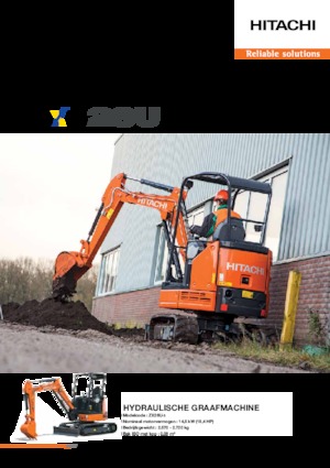 Mini Excavators Hitachi ZX26U-5
