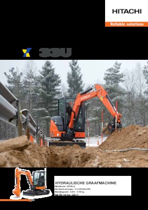 Mini Excavators Hitachi ZX33U-5A