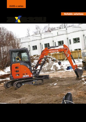Mini ekskavatörler Hitachi ZX33U-6