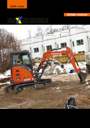 Mini ekskavatörler Hitachi ZX33U-6