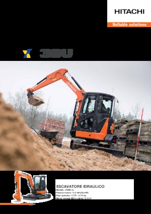 Mini Excavators Hitachi ZX38U-5A