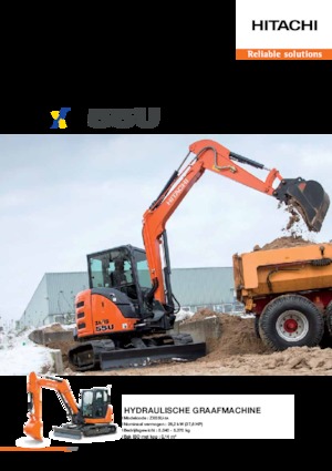 Mini Excavators Hitachi ZX55U-5A