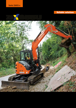 Mini Excavators Hitachi ZX55U-6
