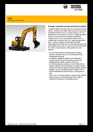 Crawler Excavators Wacker Neuson EZ80