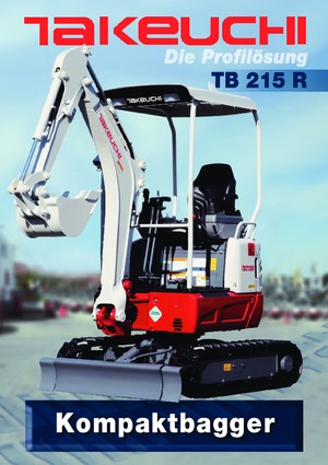 Mini ekskavatörler Takeuchi TB 215 R