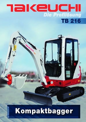 Mini Excavators Takeuchi TB216S