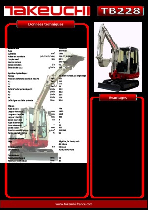 Mini Excavators Takeuchi TB 228 