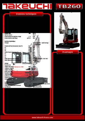 Mini Excavators Takeuchi TB 260