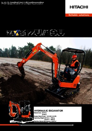 Mini Excavators Hitachi ZX19U-5