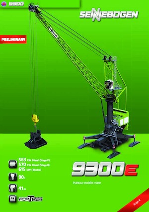 Mobile cranes - Lattice boom Sennebogen 9300 HMC