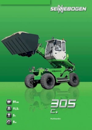 Mobil vinçler - teleskopik bom Sennebogen 305 C+