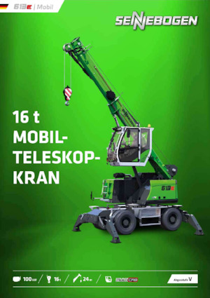 Mobile cranes - Telescopic boom Sennebogen 613E