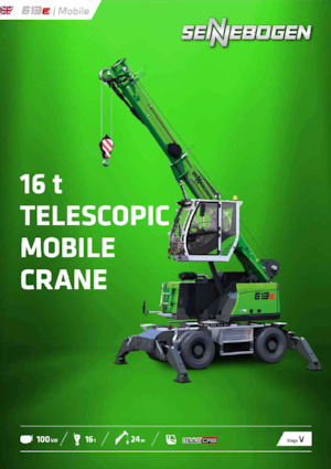 Mobile cranes - Telescopic boom Sennebogen 613E