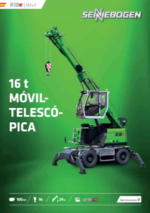Mobile cranes - Telescopic boom Sennebogen 613E