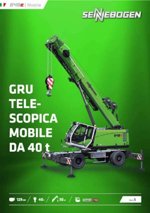 Mobile cranes - Telescopic boom Sennebogen 643E