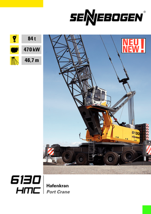 Mobile cranes - Lattice boom Sennebogen 6130 HMC
