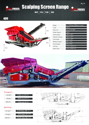 Mobile Screening Plants Maximus 409