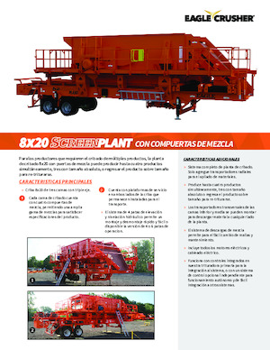 Mobile Screening Plants Eagle Crusher 8×20