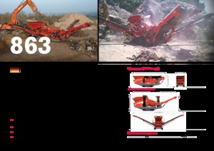 Mobile Screening Plants Terex-Finlay 863+