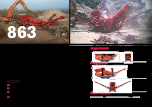 Mobile Screening Plants Terex-Finlay 863+